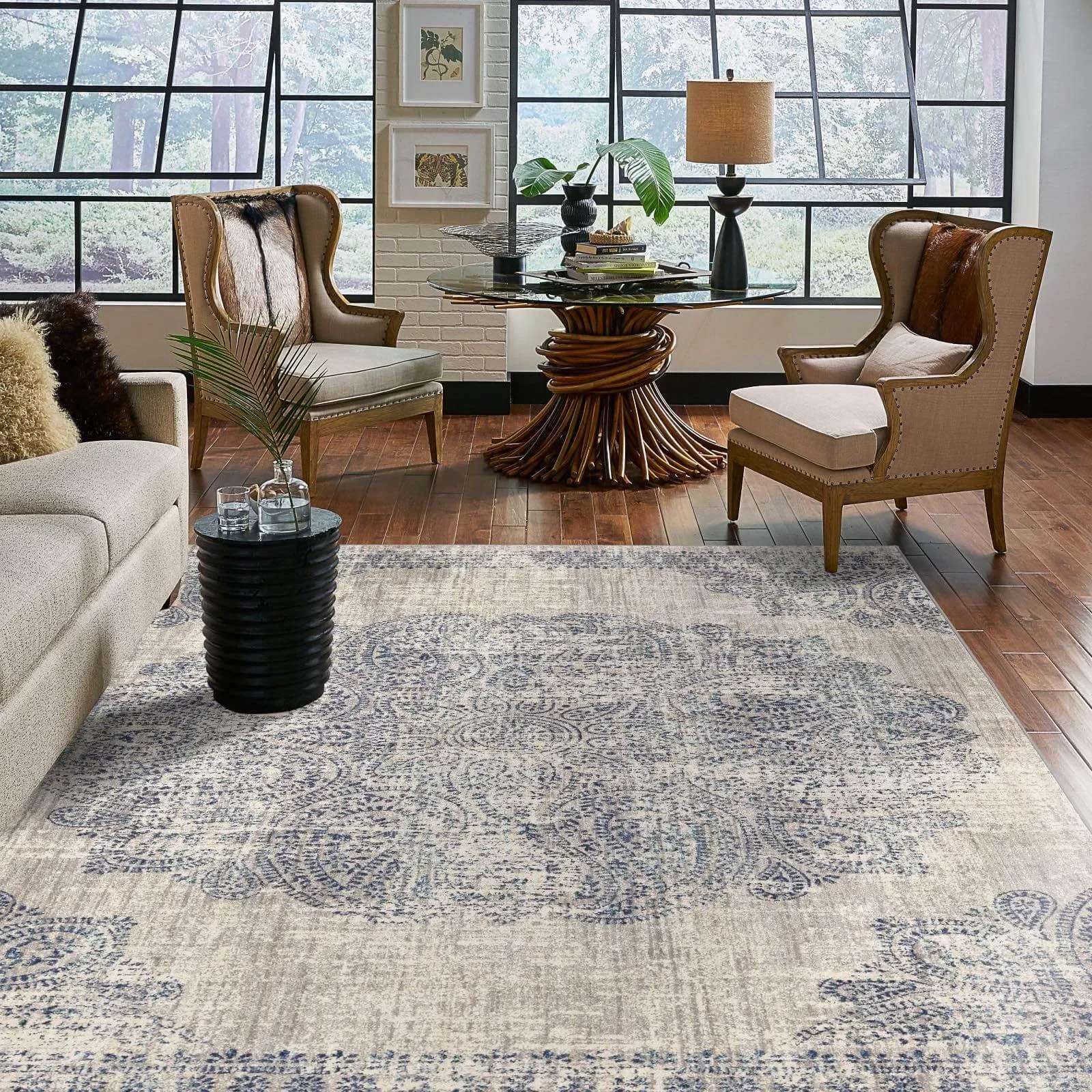 karastan-dharmaMedallion-room-square Flooring Tab Area Rugs | Warnike Carpet & Tile